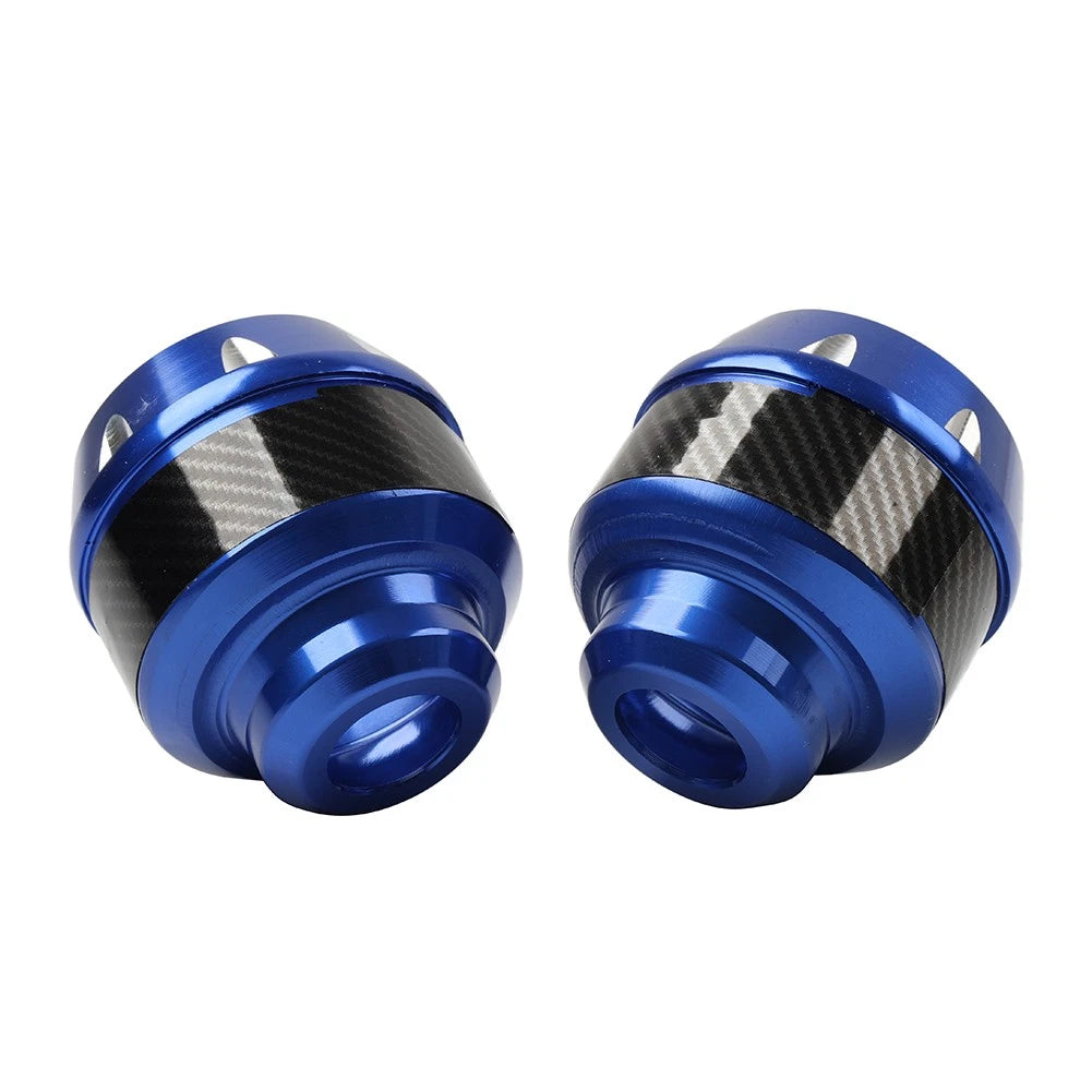 Front Fork Frame Sliders for Motorcycle (Alu Blue)