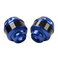Front Fork Frame Sliders for Motorcycle (Alu Blue)