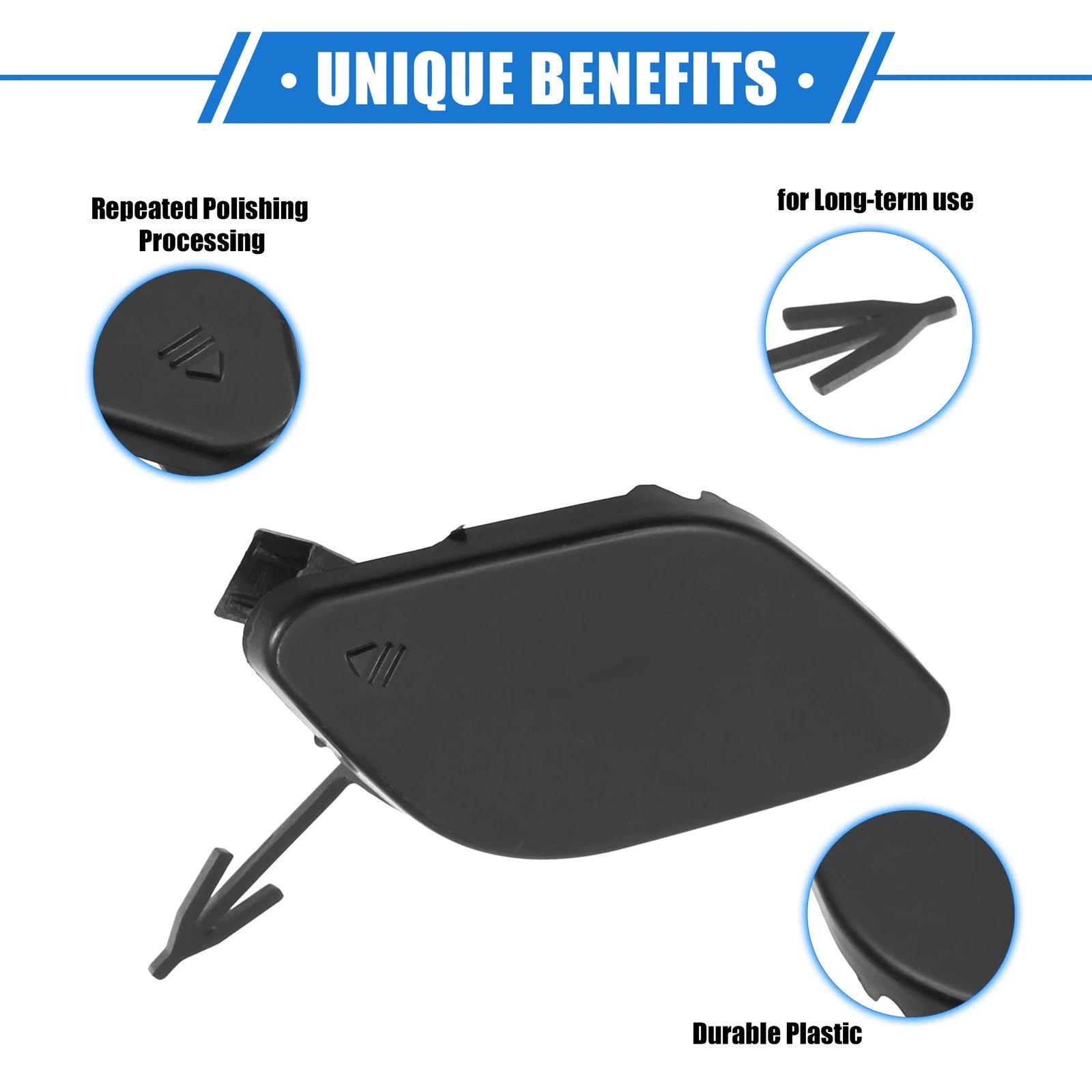 Tow Hook Eye Hole Cover Cap Front for Mercedes-Benz ML 550 (2012–2015)
