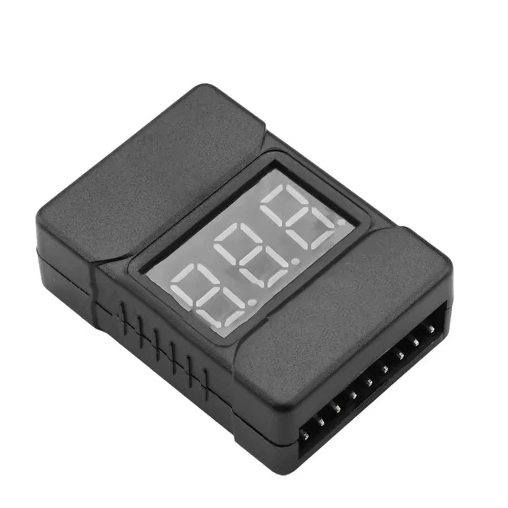 Lithium Battery Tester with Voltage Alarm & Reverse Polarity Protection
