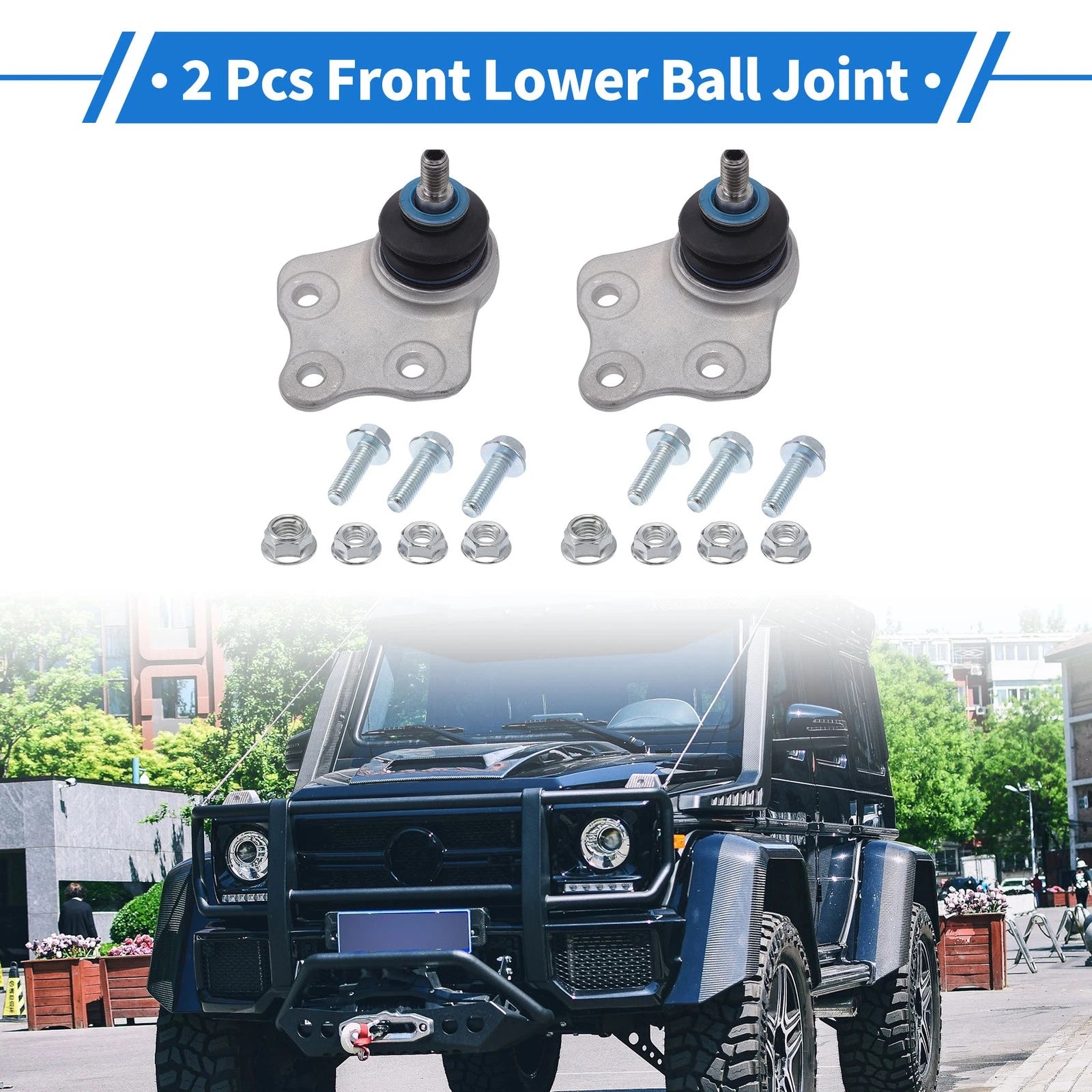 2 Pcs Front Upper Ball Joints Replacement for Mercedes-Benz E-Class (2002–2009)
