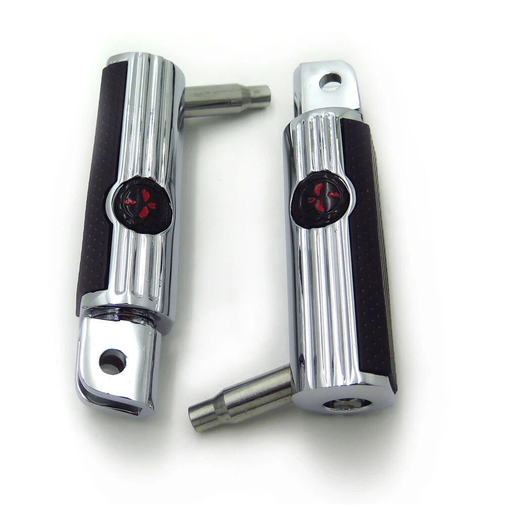 Chrome Footpegs for Honda Interceptor VFR800 (2000–2009)