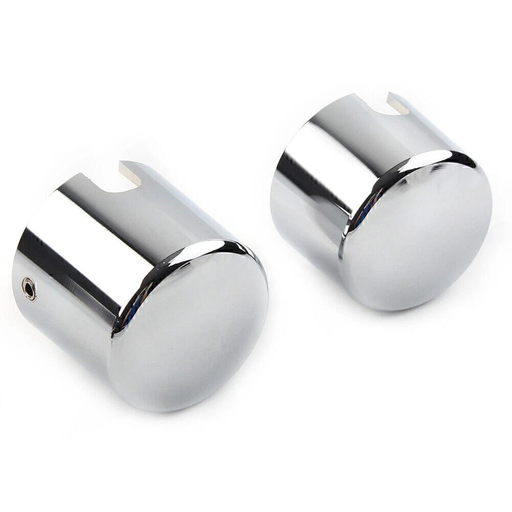 Aluminum Chrome Axle Cap Nut Cover for Harley Softail Deuce FXSTD (1999–2006)