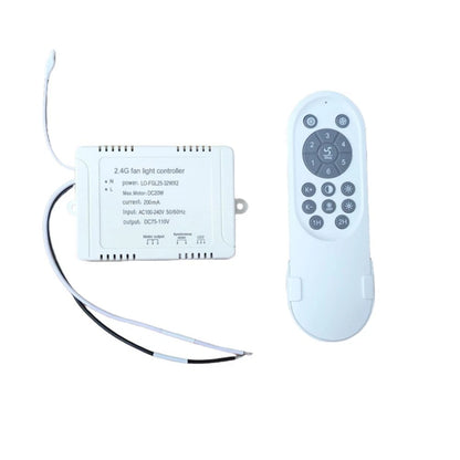Ceiling Fan Light with Remote for Bedroom (24V DC)