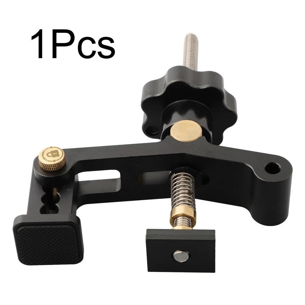 Aluminum Alloy Woodworking Clamp with Rubber Feet for T-Track Mounting