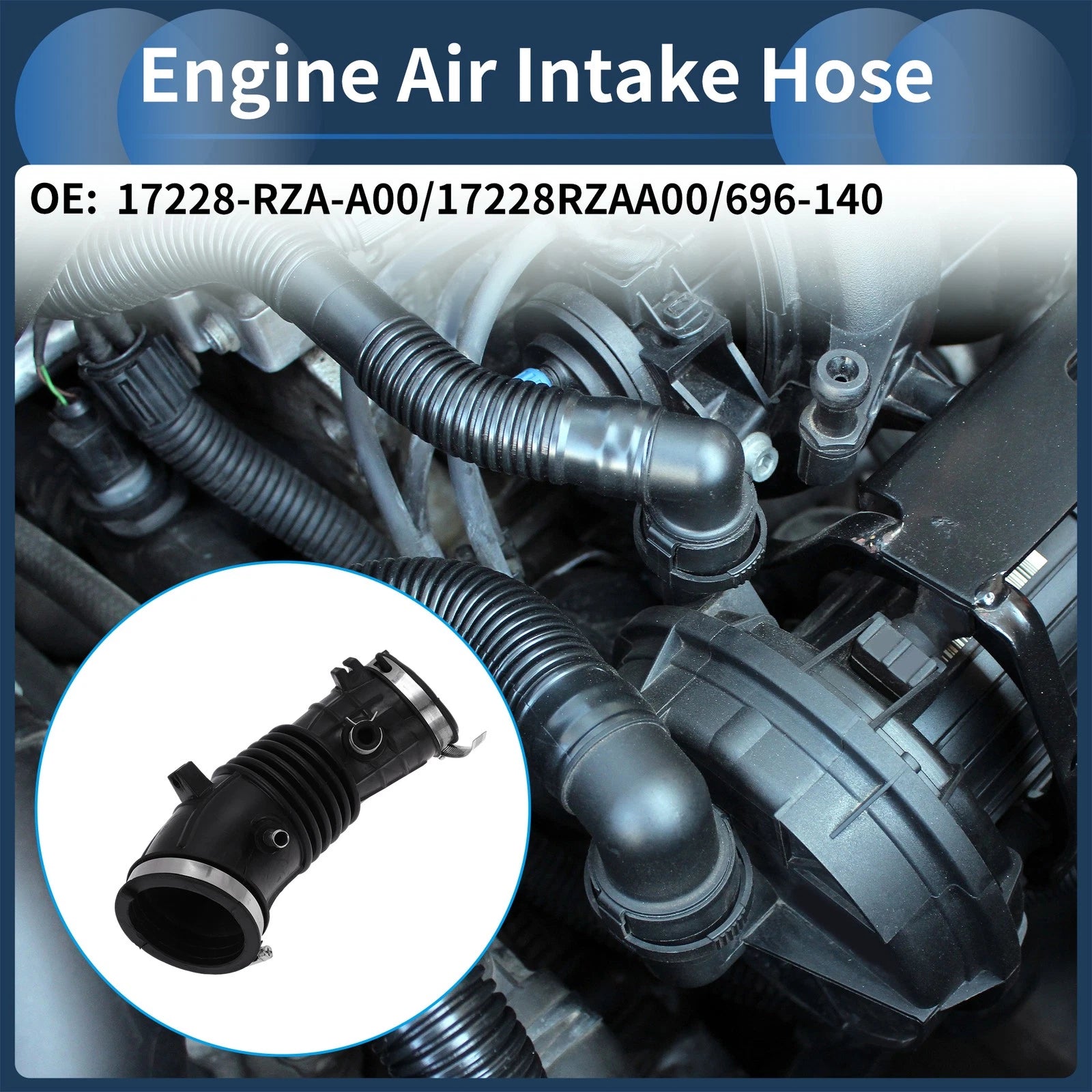 Engine Air Intake Hose Replacement for Honda CR-V 2.4L L4 (2012–2016)