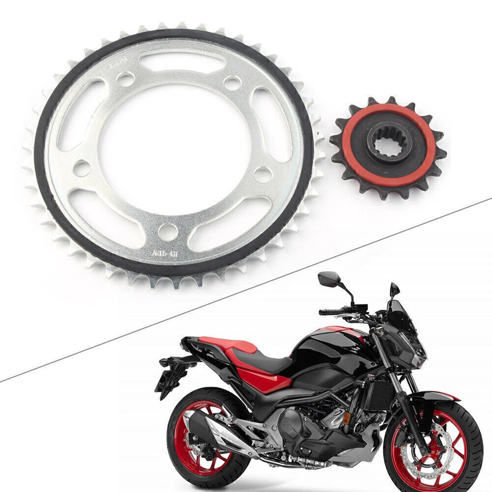 16T & 43T Sprocket Set for Honda NC700 (2012–2015) AR105-43T