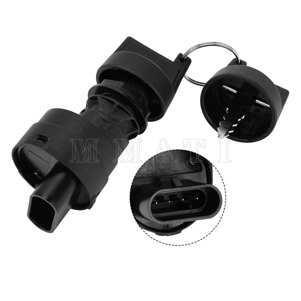 Ignition Key Switch for Polaris (4017237, 4080413) 3 Position 4 Pin