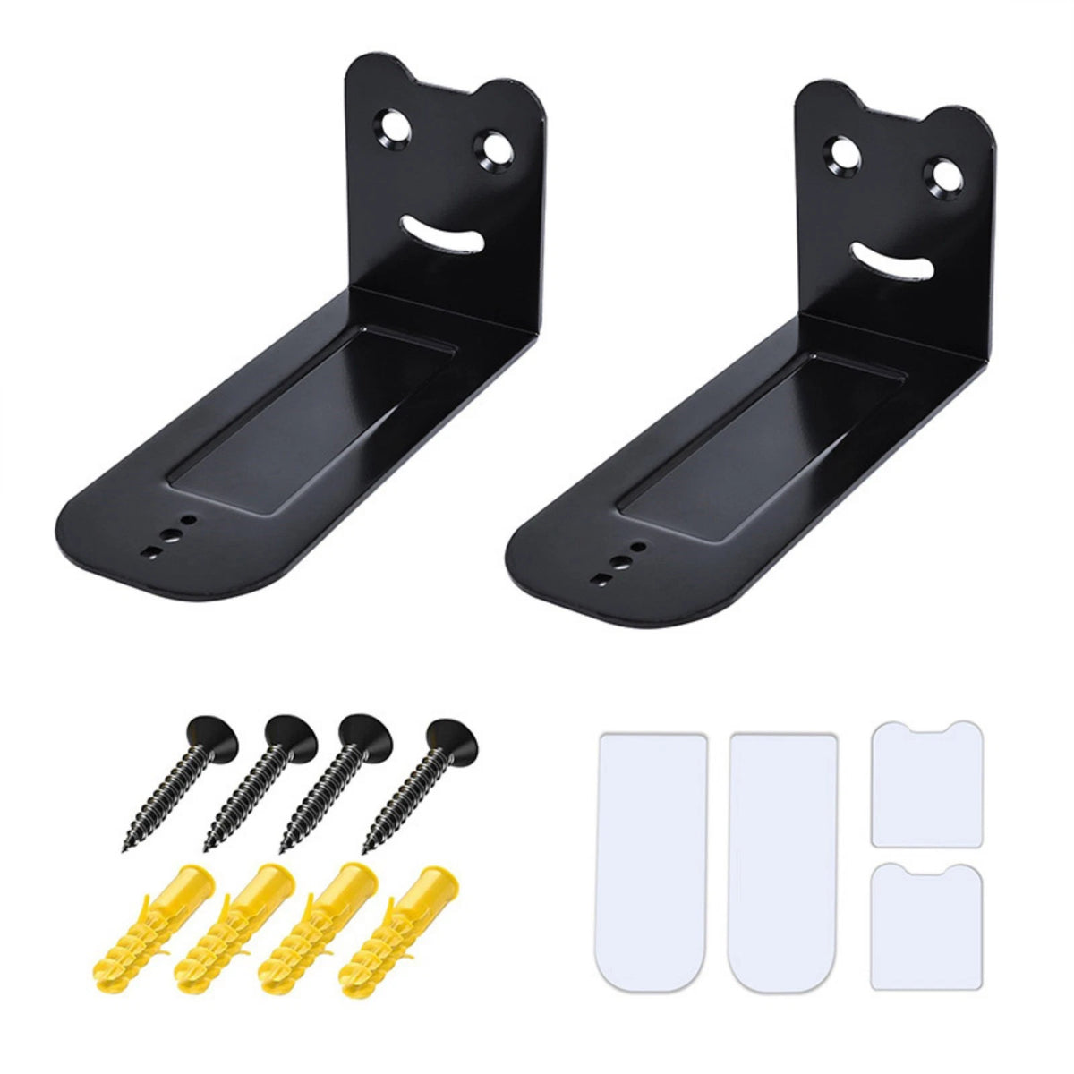 Sound Bar Wall Mount Bracket Kit for Universal Fit (Metal)