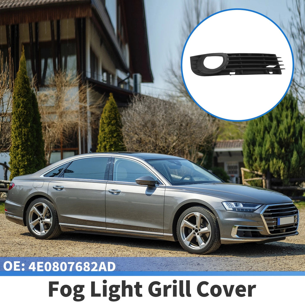 1pc Front Right Fog Light Grill Replacement for Audi A8 D3 (2005–2007)