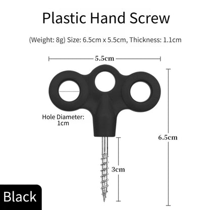 3-Prong Glow Tent Stakes for Hiking and Camping