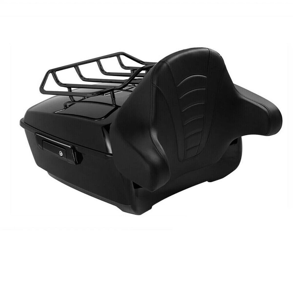 Trunk Backrest Pad Rack Mount Plate for Harley Touring (2014–2026)