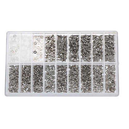Eyeglass Sunglass Screws Nut for Watchmaker Tools (Stainless Steel & Plastic)