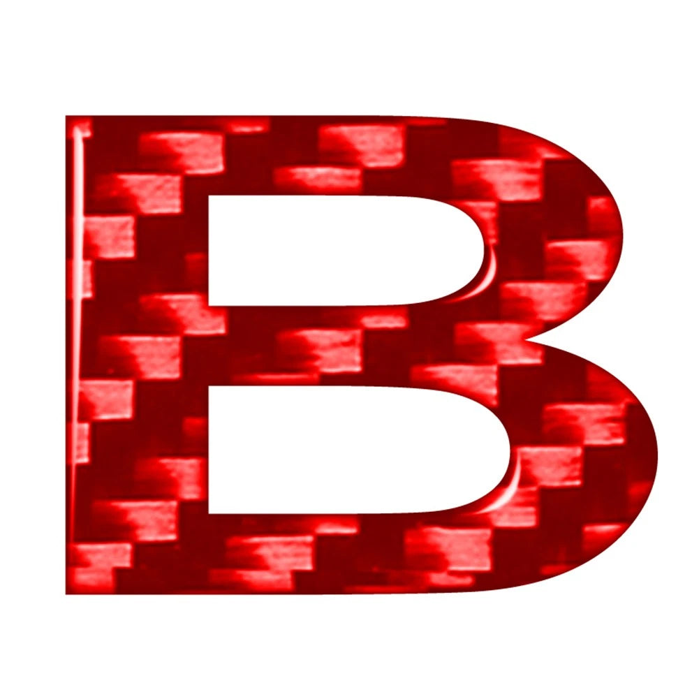 B Window Door Wall Car Badge Emblem Decals for