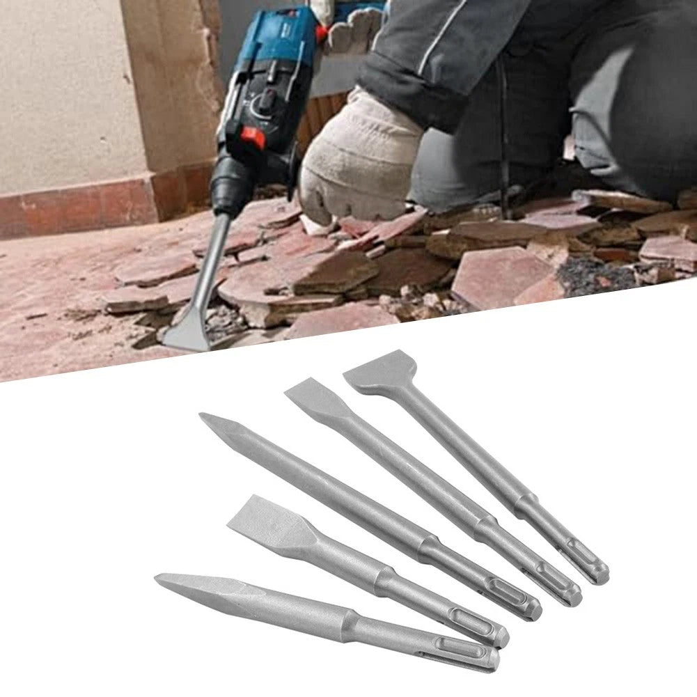 5 PCS Drill and Chisel Set for Concrete Brick Masonry