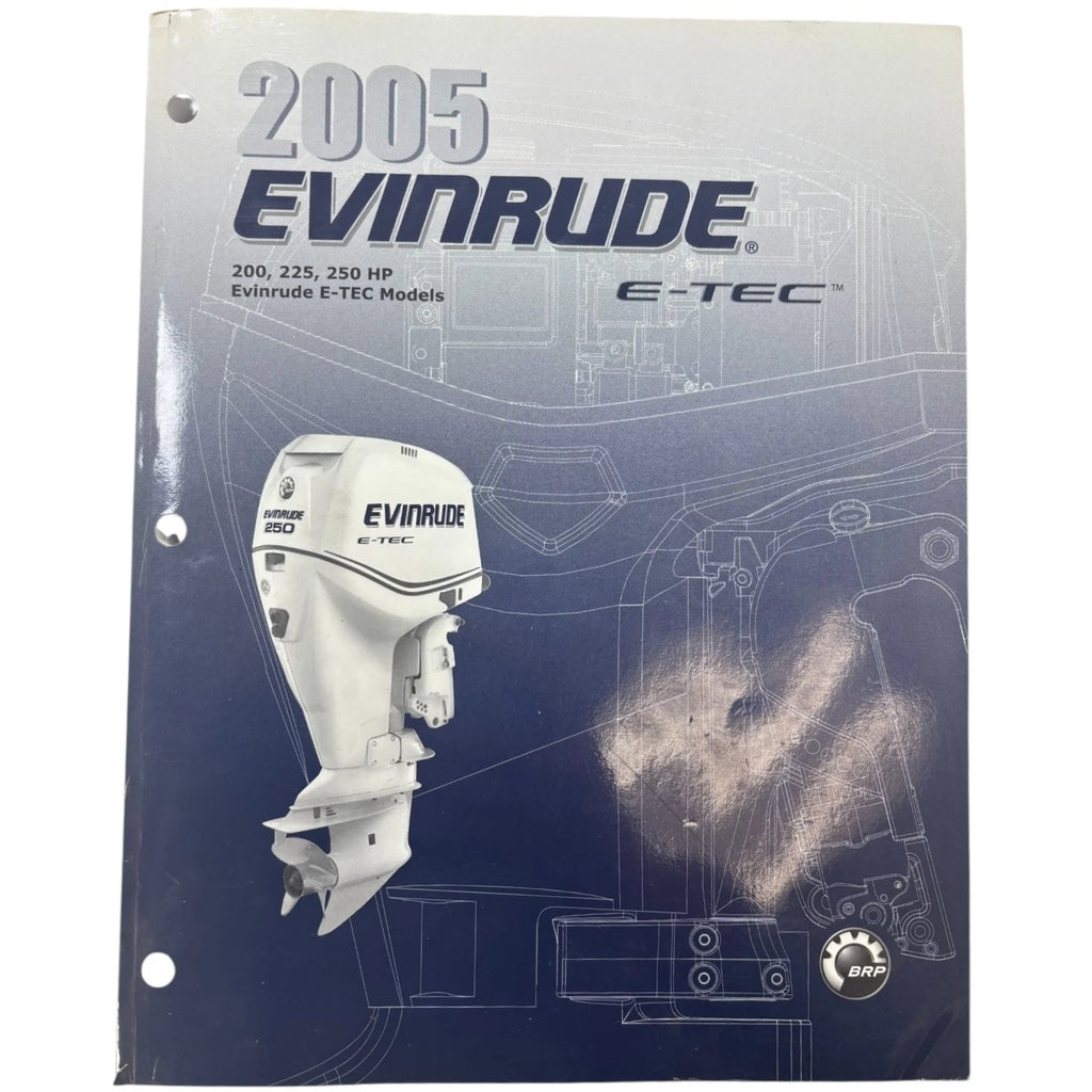 Evinrude Johnson 5006059 Service Manual for E-TEC 200/225/250 HP (2005)