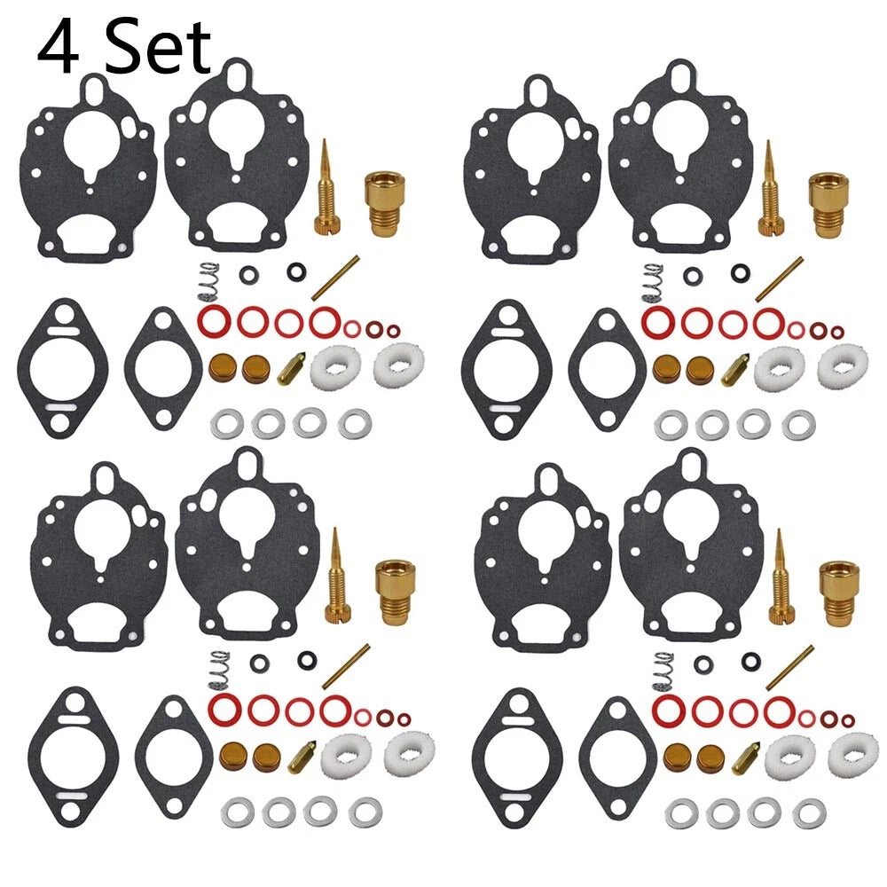 Set of 4 Carburetor Kits for International Farmall Deere Ford Zenith 267