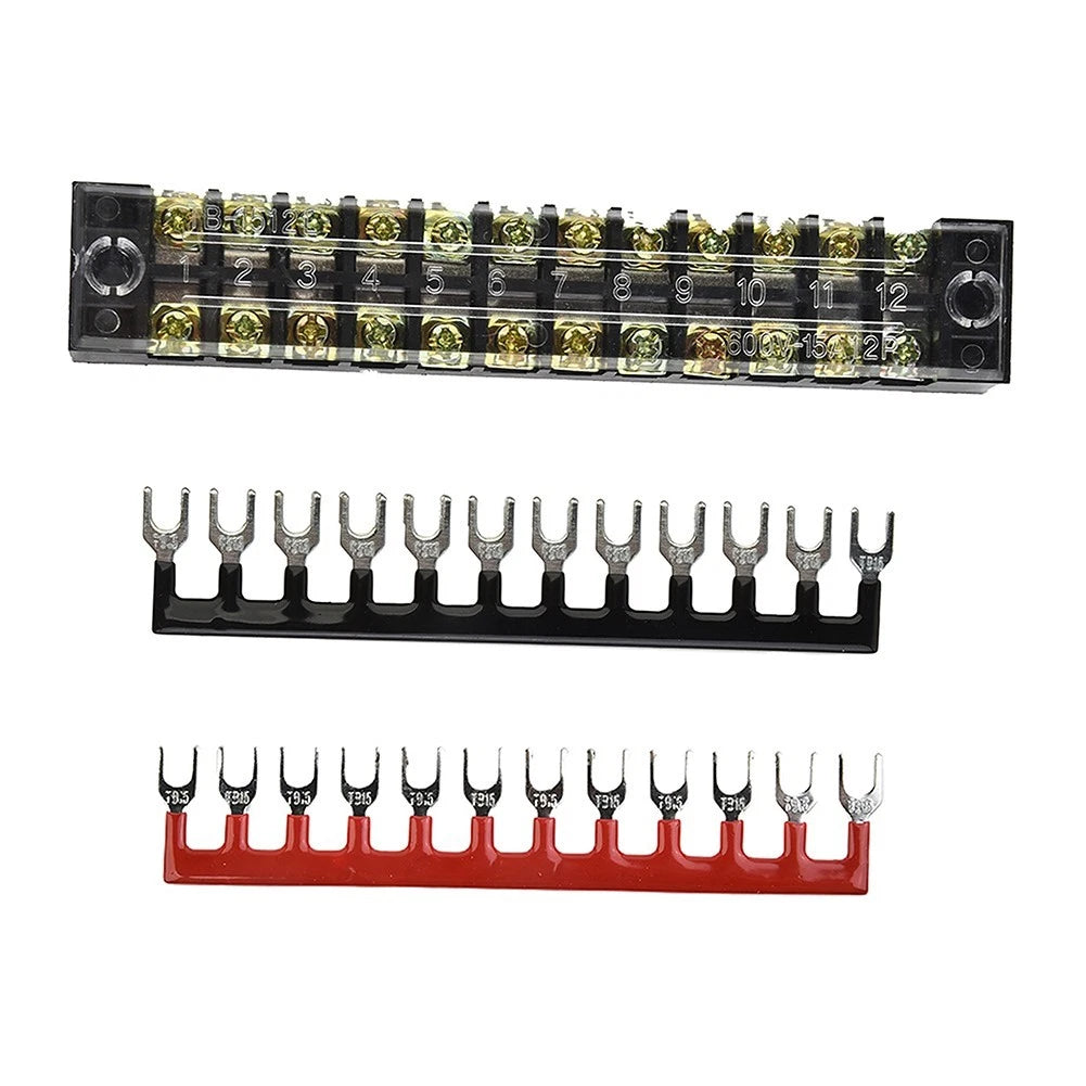 12 Positions Electric Barrier Terminal Block for Universal Applications
