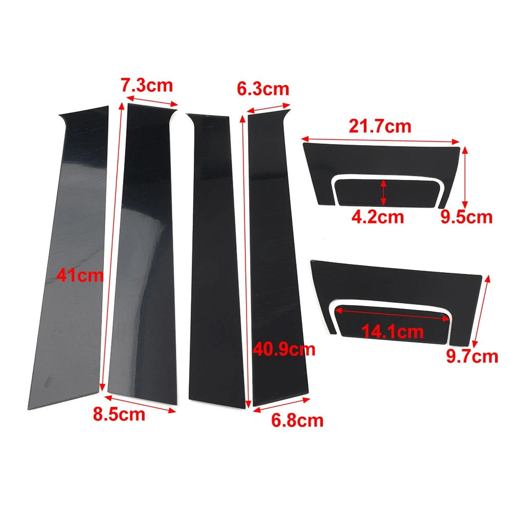 Set of 4 Pillar Post Door Window Trim for Honda HR-V (2016–2021)