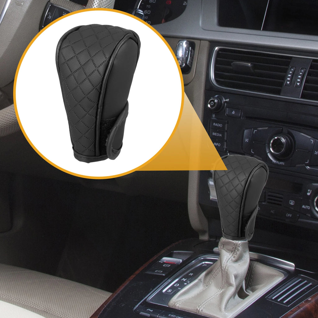 Shift Knob Cover for Universal Automatic Gear Protector Black