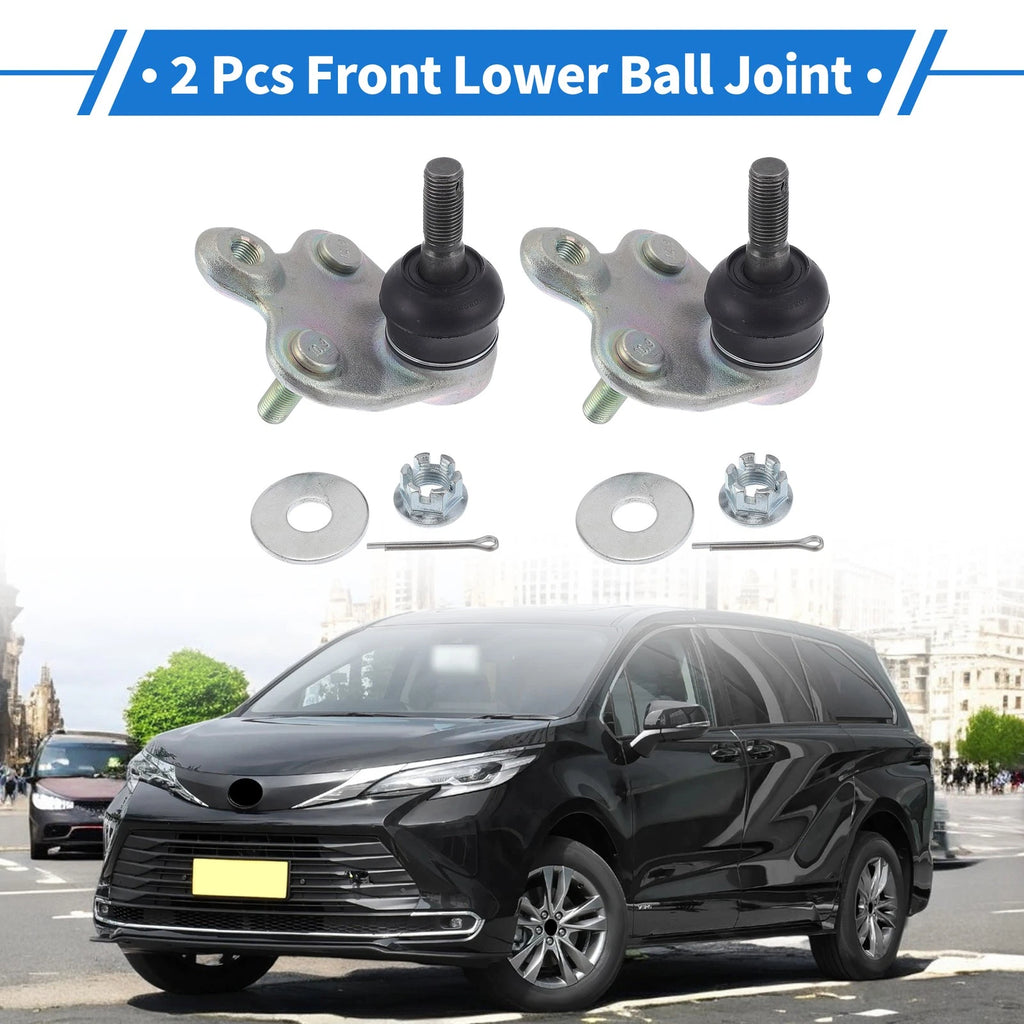 2 Pcs Front Lower Ball Joints Replacement for Toyota Prius (2004–2009)