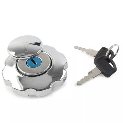Fuel Tank Cover Lock for Motorcycle ATV with 2 Keys