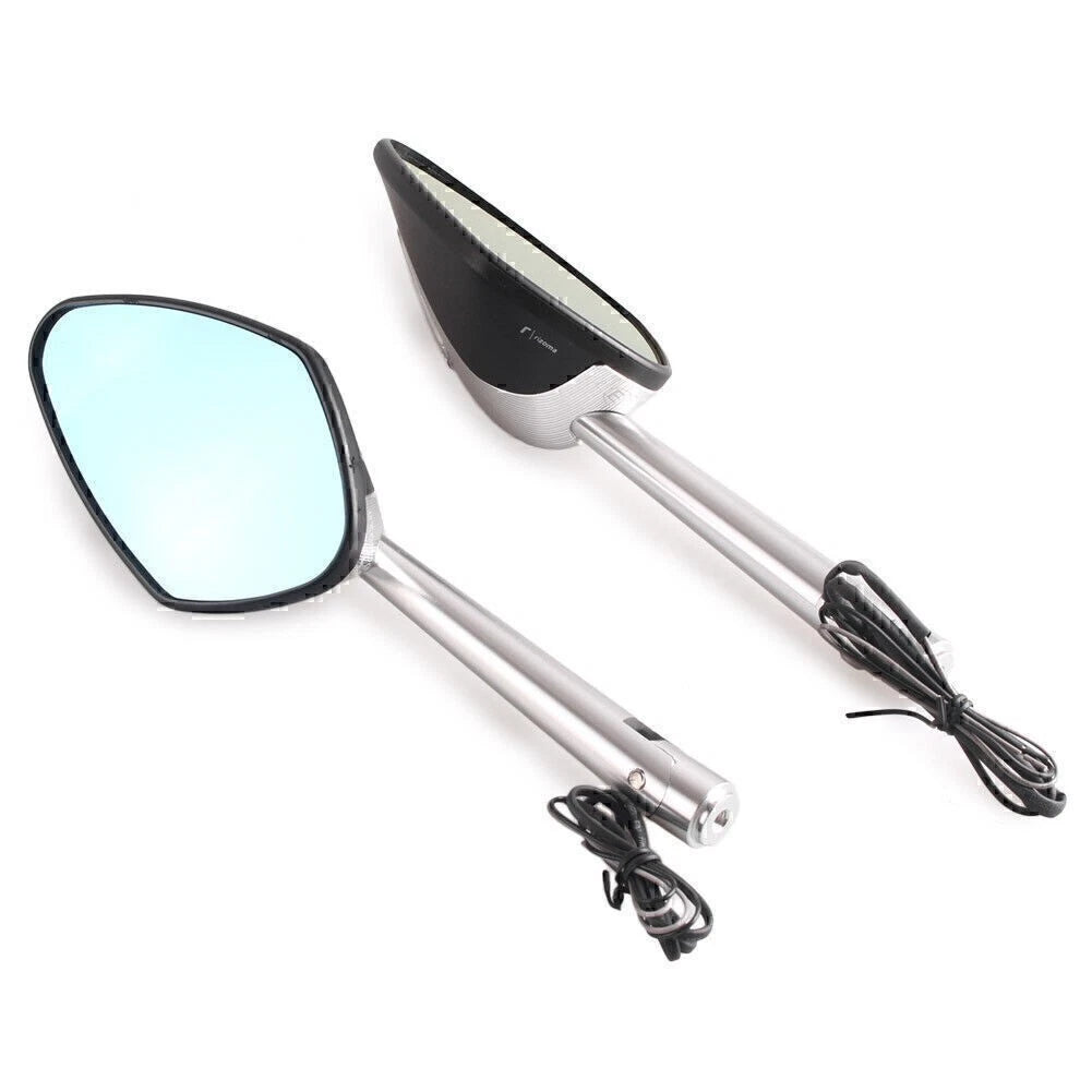 2X Rearview Mirror with LED Indicator for BMW Ducati Honda