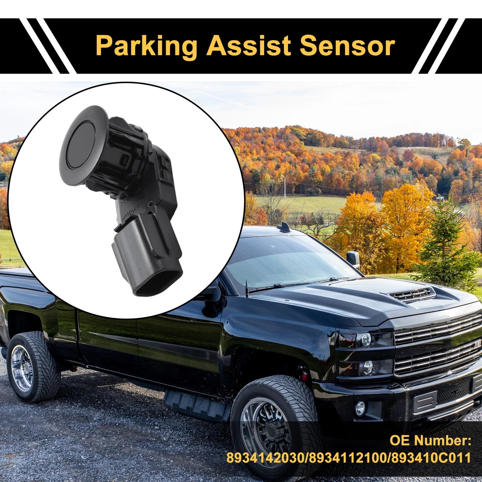 4 Pcs Bumper Reverse Backup Parking Sensor for Toyota Tundra (2014–2021)