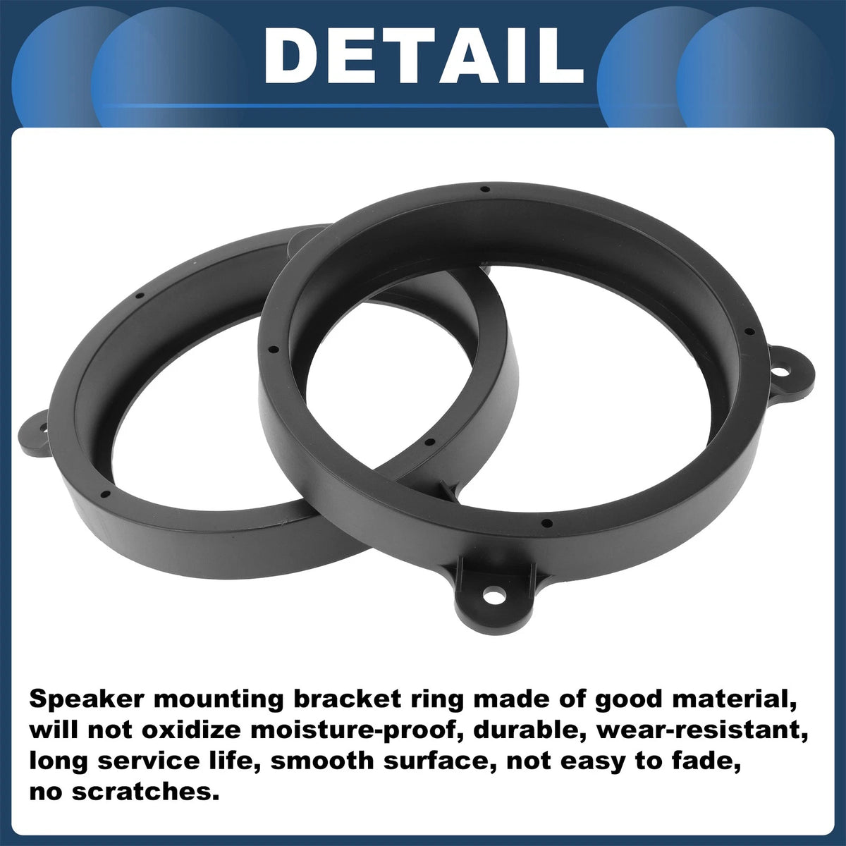 2X Speaker Spacer Ring Adaptor for Subaru 6.5" Tweeter