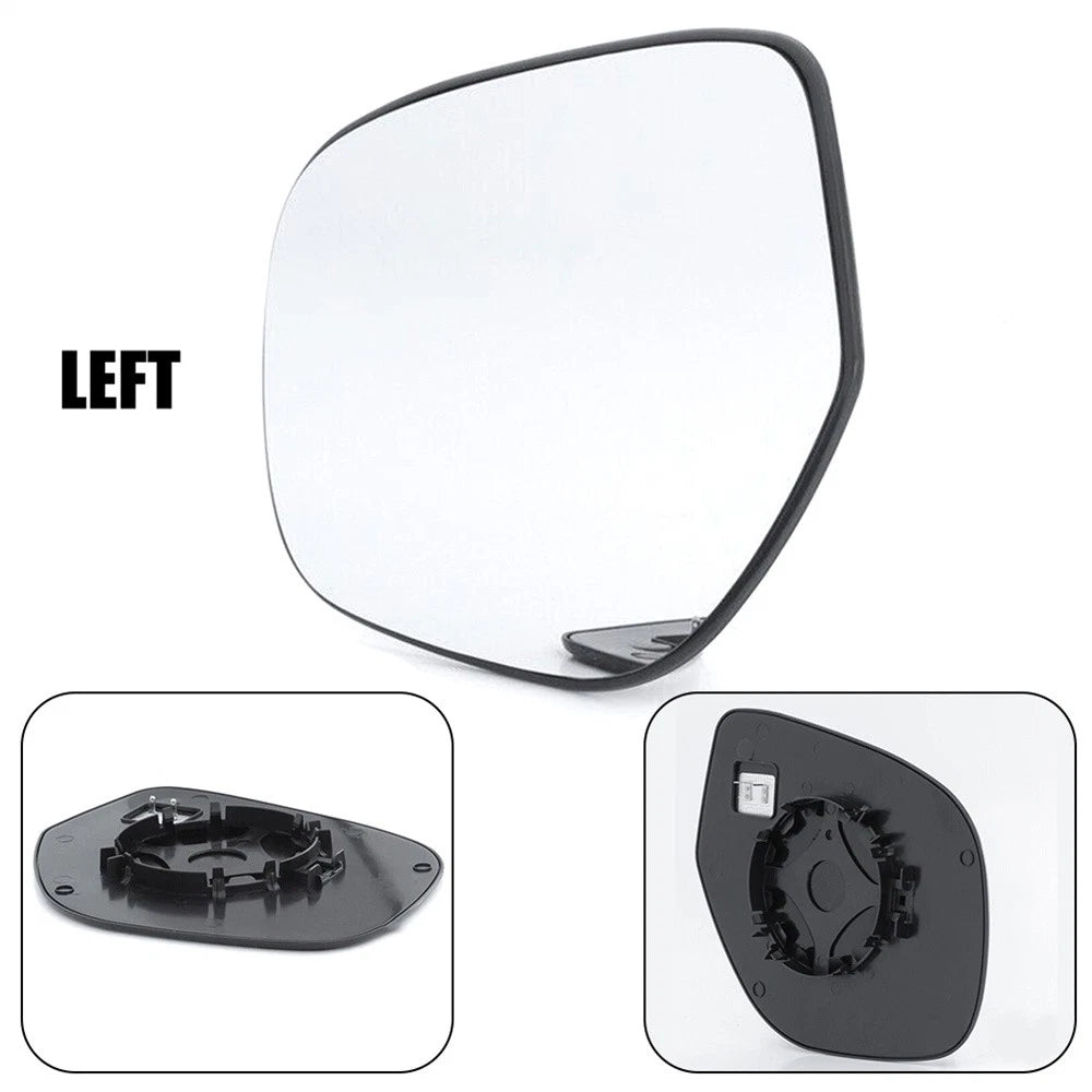 Heated Left Side Mirror Glass w/ Base Plate for Mitsubishi Outlander (2014–2020)