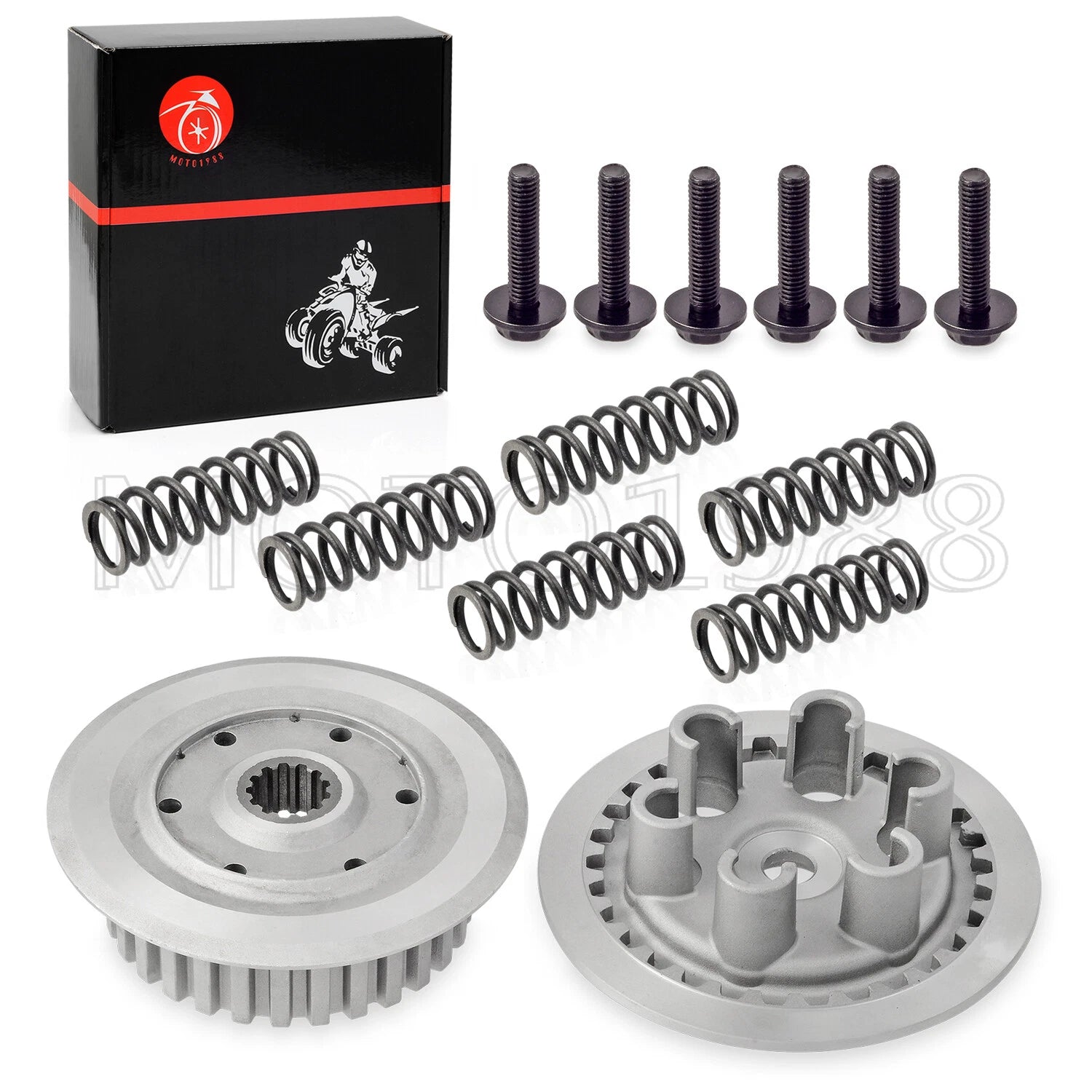 Clutch Kit for Yamaha YFZ450 (2006–2013) - Center Hub, Pressure Plate, Springs