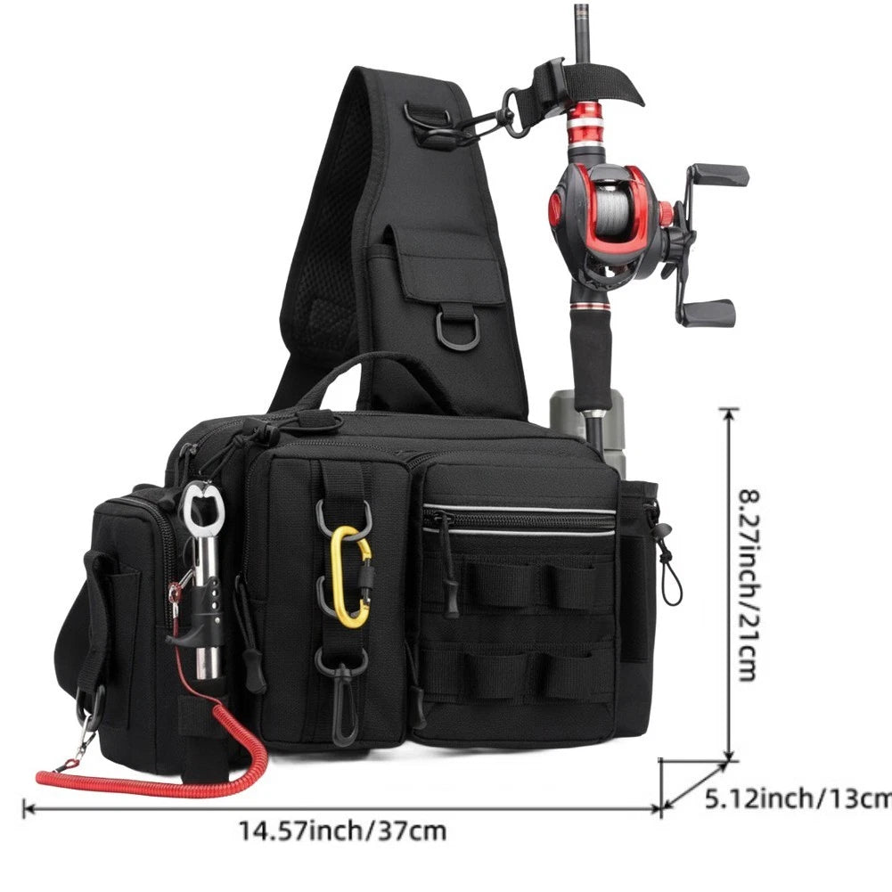 Fishing Gear Backpack for Adjustable Shoulder Straps (Waterproof)