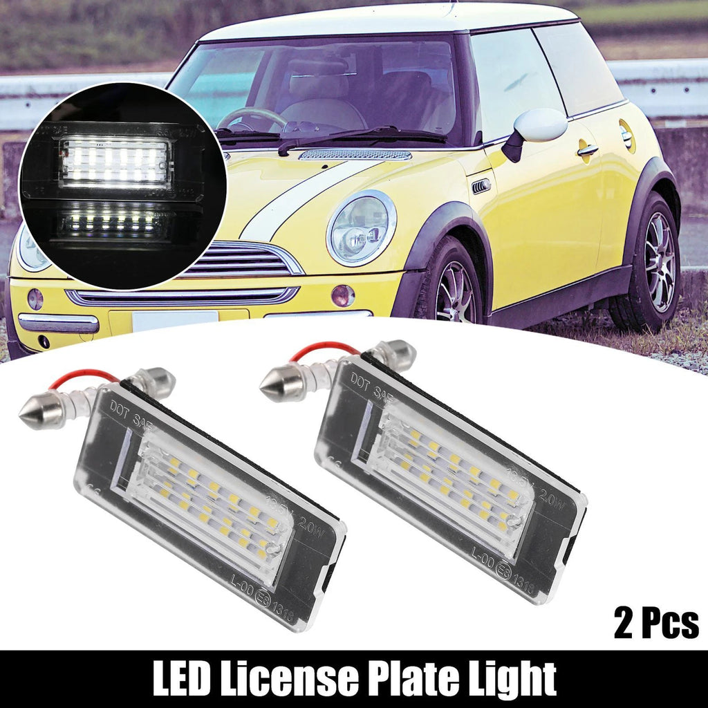 2X LED License Plate Light for Mini Cooper (2007–2015)
