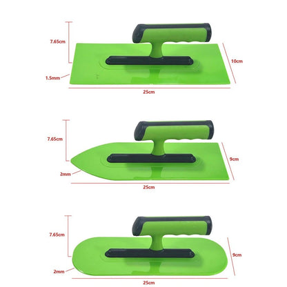 3X Plastic Cement Plastering Trowels for Lightweight Concrete Tools (25cm)