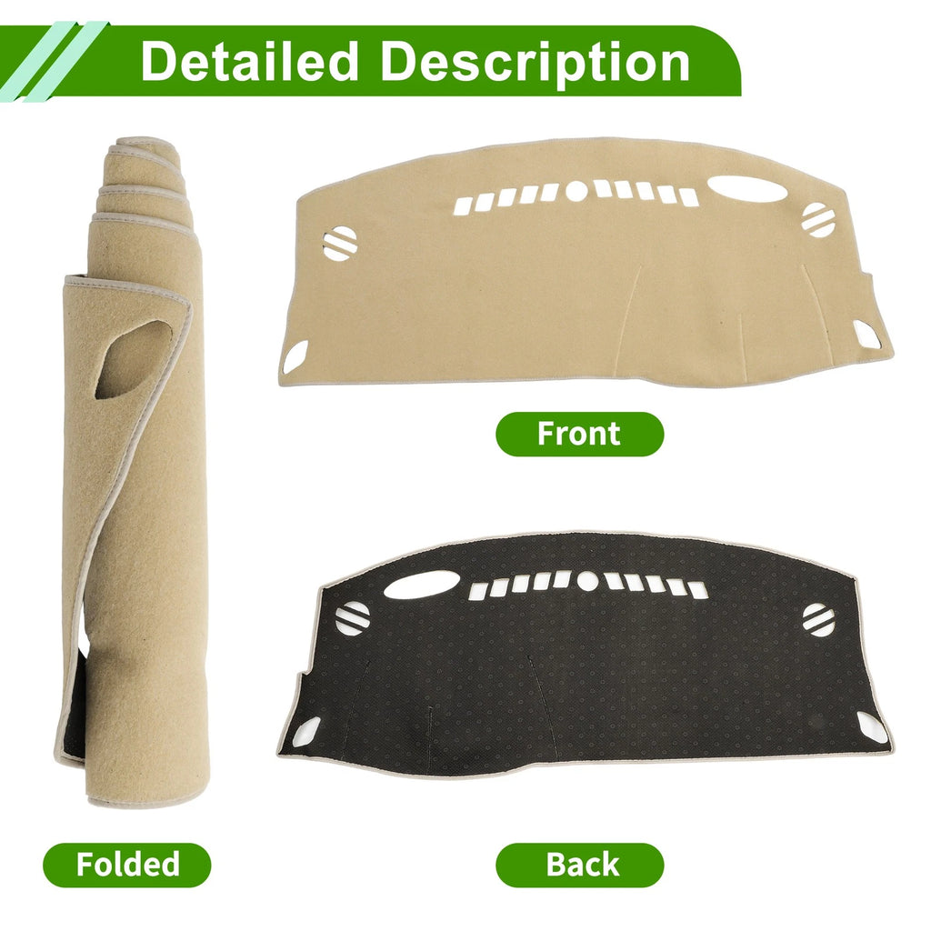 Dash Cover for Opel Astra K (2016–2019) Polyester Beige 1Pc