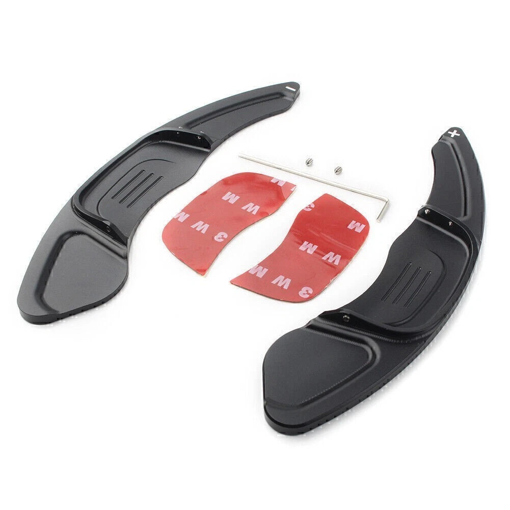 Pair of Steering Wheel Paddle Shifters for VW Golf 7 (2015–2019) Black