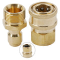 Quick Connect Replacement Accessories 3/8 M22 for High Pressure Washer