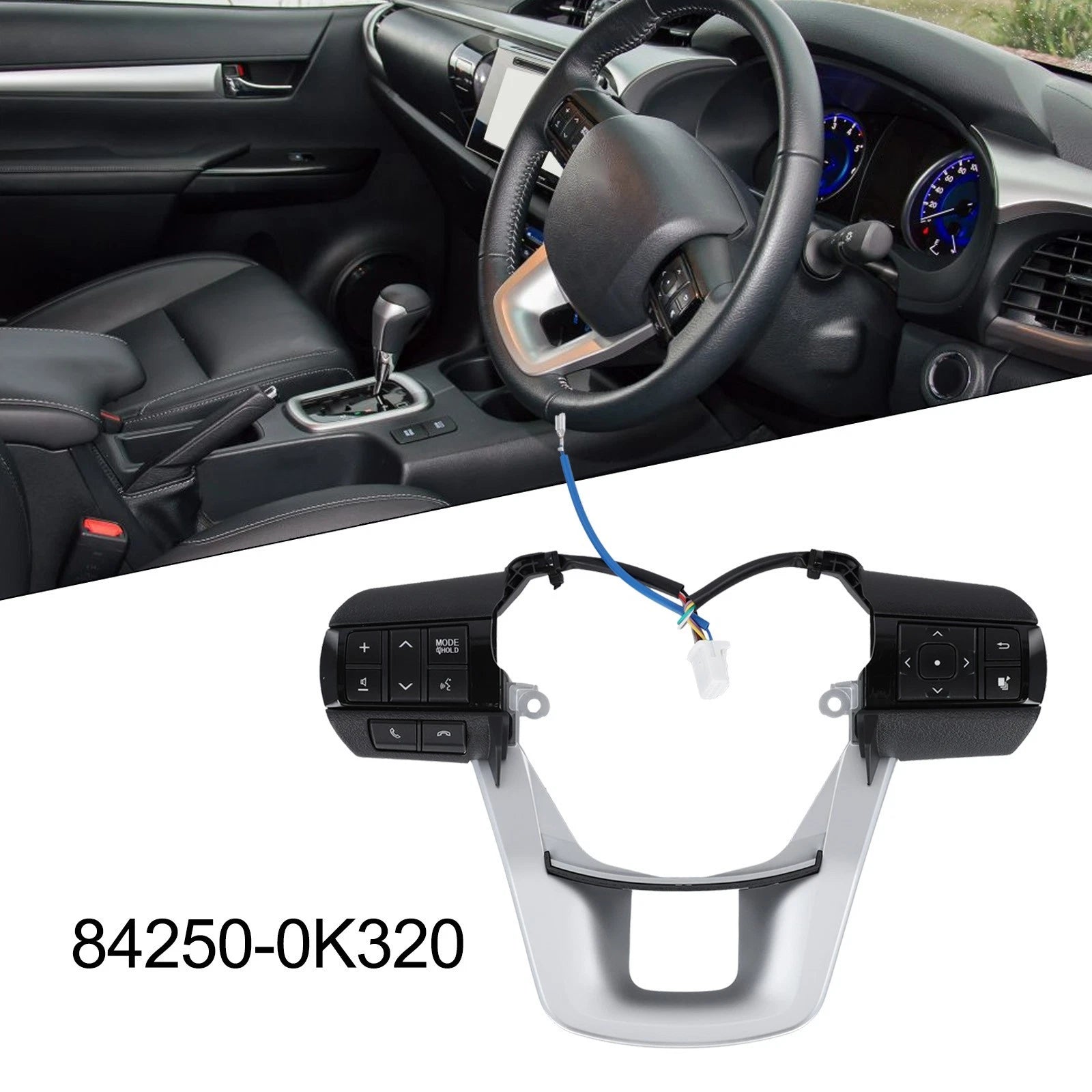 Steering Wheel Control Button for Toyota Fortuner (2015)