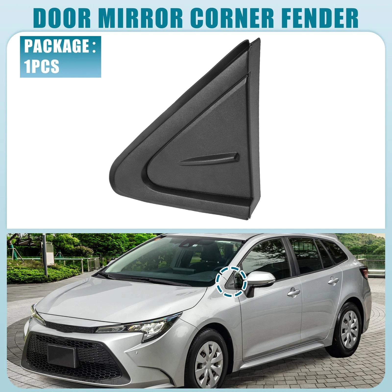 Door Mirror Corner Cover Front Left for Toyota Corolla (2019–2021)