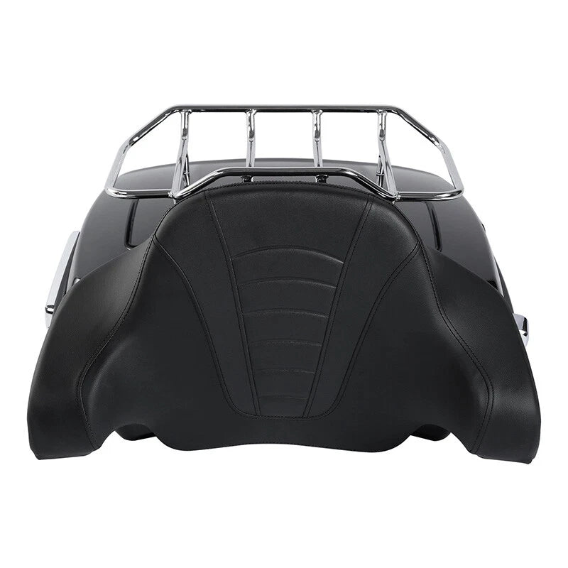 Chopped Trunk Backrest Rack for Harley Road King Glide (2009–2013)
