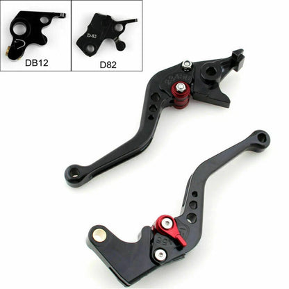 Short Brake Clutch Levers for Ducati 821 Monster/Dark/Stripe (2014–2016) Black T9