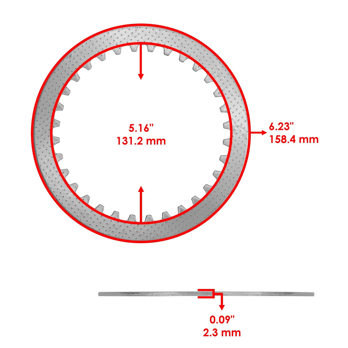 Clutch Friction Plates and Gasket Kit Replacement for Yamaha V-Max (1985–2007)