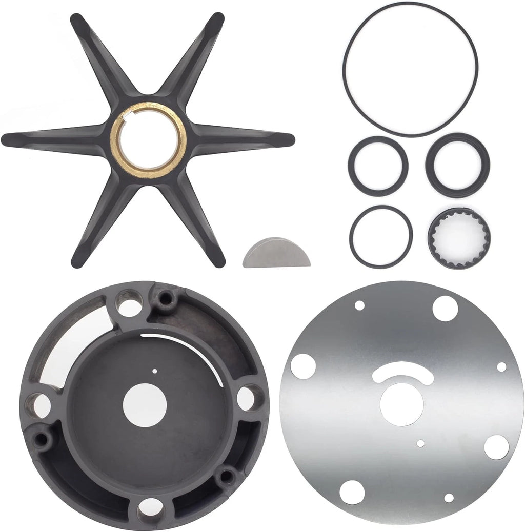 Water Pump Impeller Kit & Housing for OMC Stringer Stern Drive (1968–1990) 983218 879031
