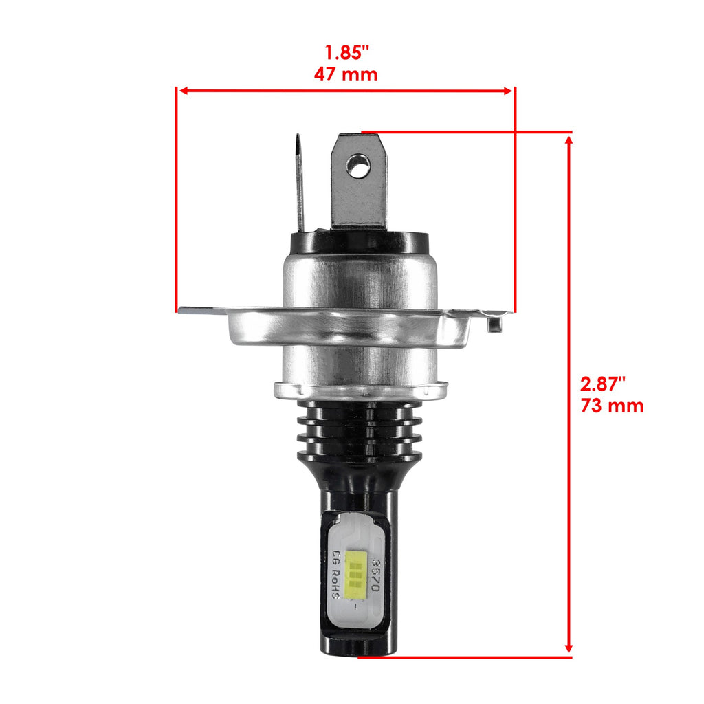 H4 Headlight Bulbs 60/55W Replacement for John Deere 5095 5100 (2000–2015)