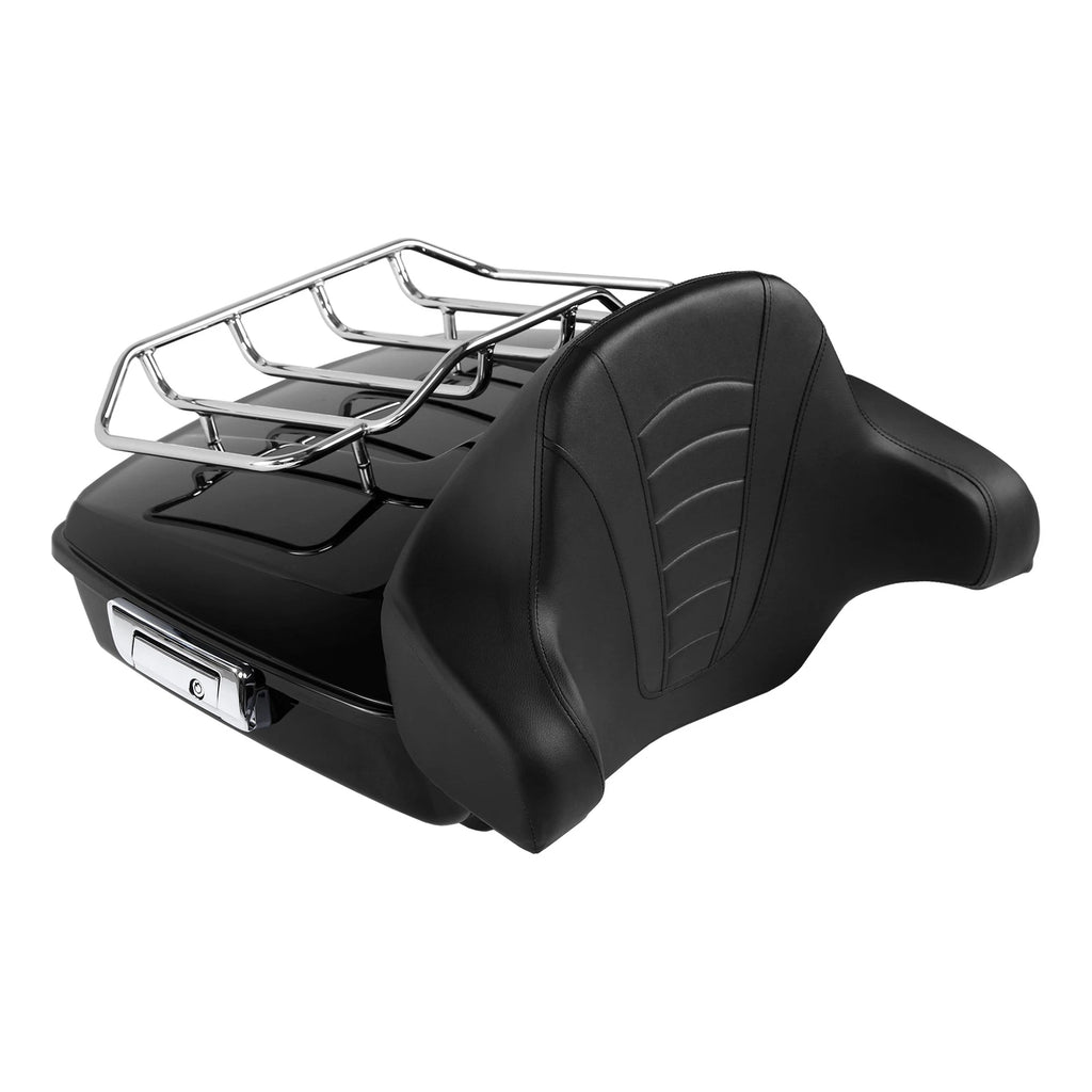 Chopped Trunk Backrest Pad for Harley Touring Road King (2014–2026)