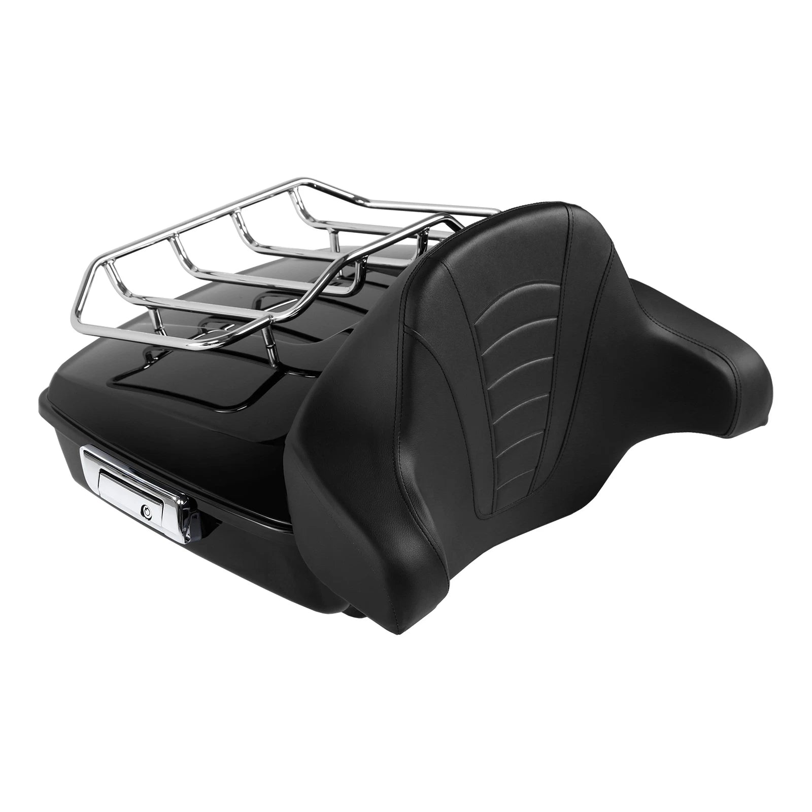 Chopped Trunk Backrest Pad for Harley Touring Road King (2014–2026)