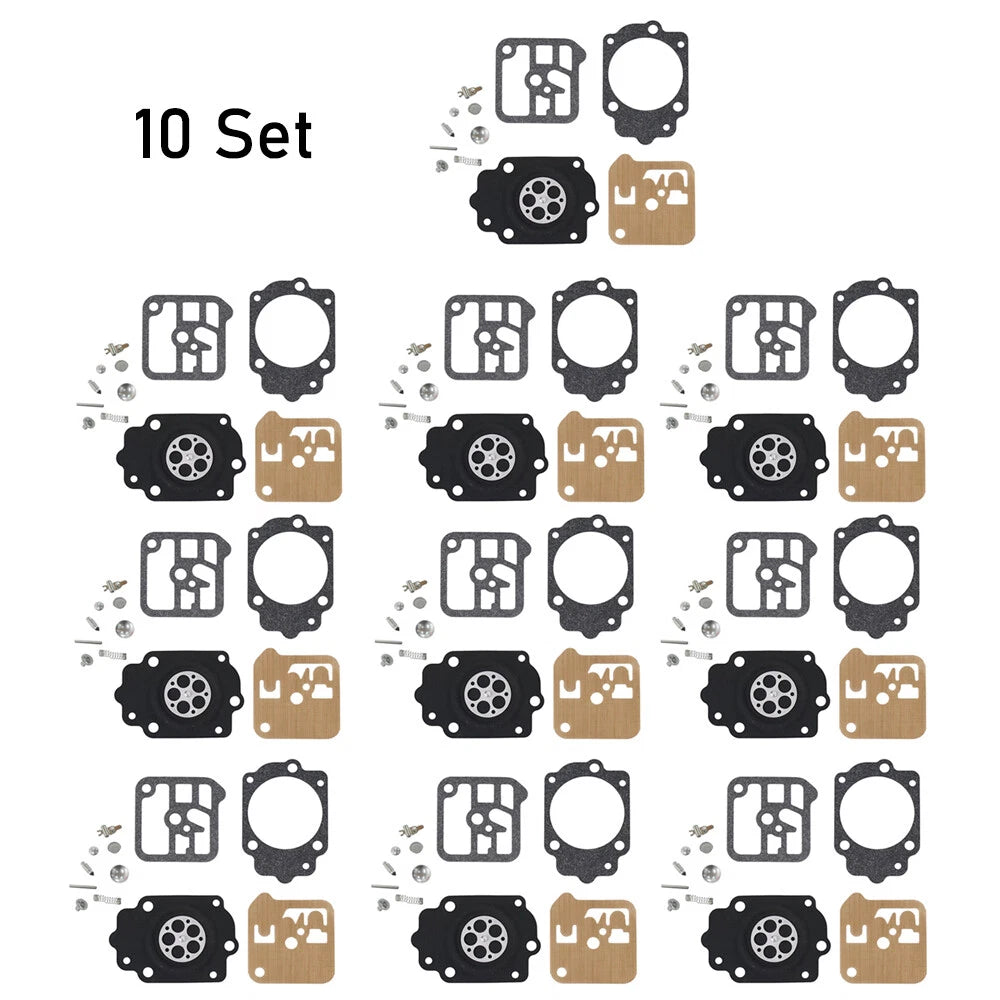 Set of 10 Carburetor Diaphragm Parts for Stihl 038, Wacker BH23, Tillotson RK-1HE