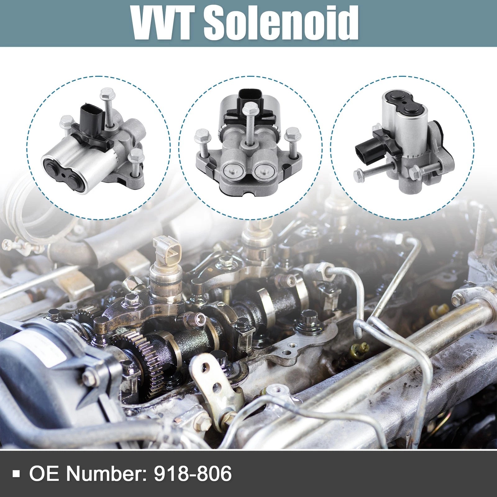 Engine Oil Control Valve Timing VVT Solenoid Set for Chevrolet (2011–2020)