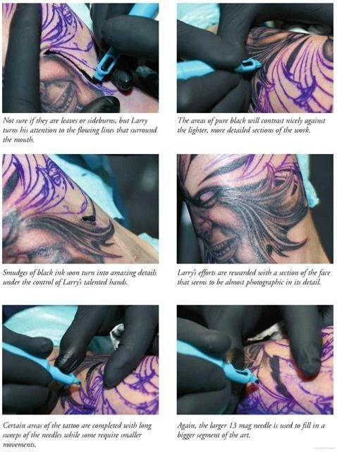 2X Advanced Tattoo Art Concept Stencil Color Design Hygiene