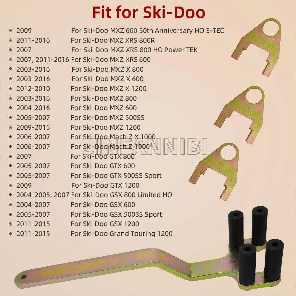 Clutch Puller & Holding Tool Kit for Ski-Doo MXZ XRS 500SS 600 800 1200
